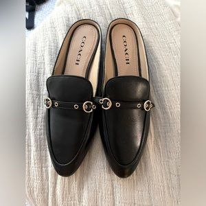 Coach Irene leather mule